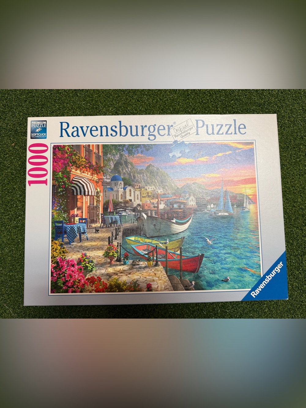 Ravensburger Grandiose Greece Puzzle - Blue, Red, Yellow, Green